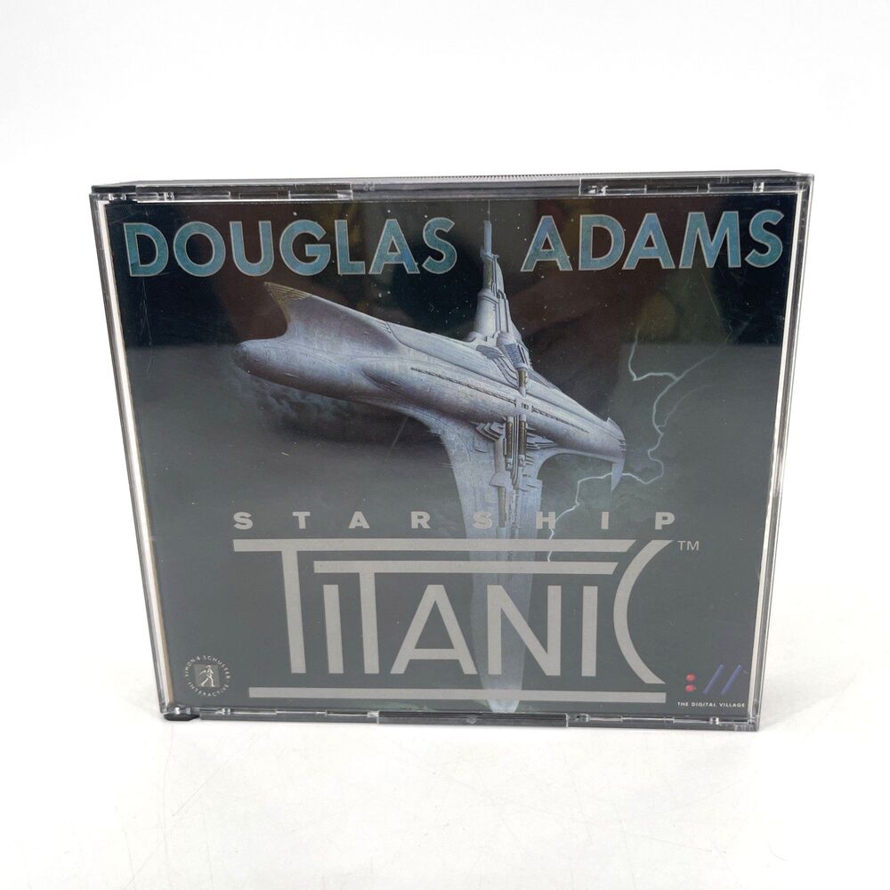 Douglas Adams Starship Titanic Windows 95 PC Game 1998 Simon & Schuster UNTESTED